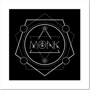 Monk Character Class TRPG Tabletop RPG Gaming Addict Posters and Art